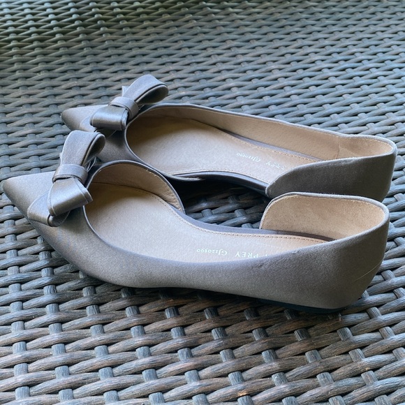 Shoes of Prey Pointed Toe Half D'Orsay Flats - Picture 4 of 6